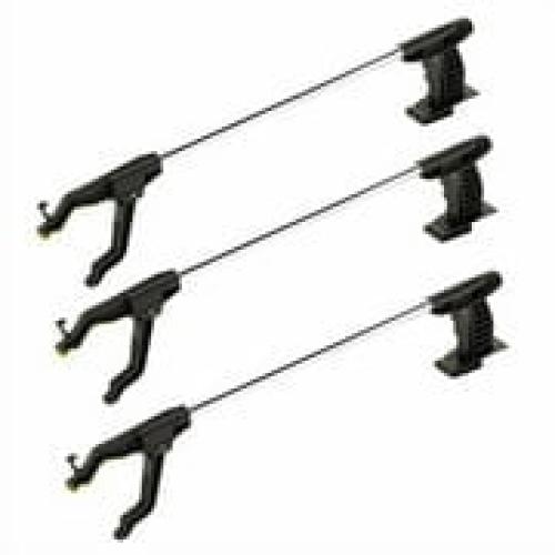 Cubii Health Lightweight Rotating 24 Easy-to-Use Reacher Grabber Tool, Aluminum, (3 Pack)