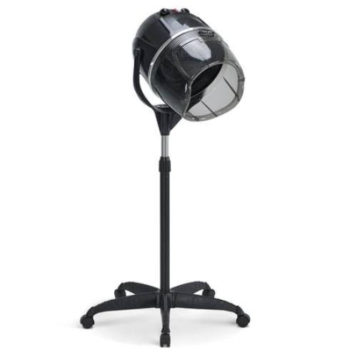 BarberPub Adjustable Bonnet Hood Hair Dryer with Wheel