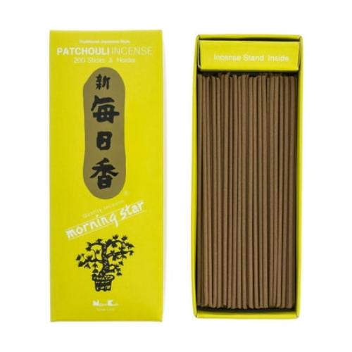 nippon kodo - morning star - patchouli 200 sticks and holder