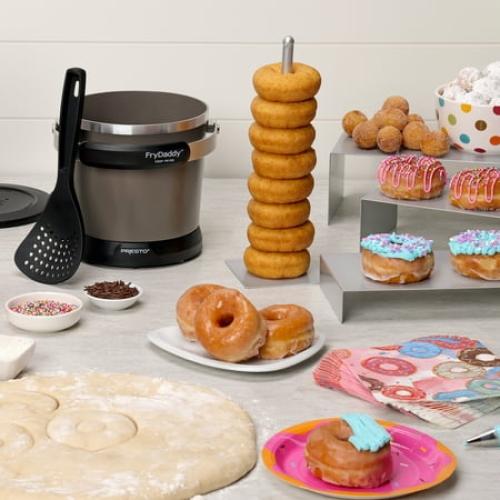 (NO POWER CORD) Presto FryDaddy Electric Deep Fryer, Black 05428