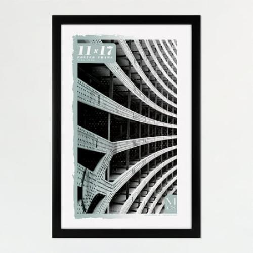 MCS Foundation 16x24 Poster Frame Traditional Brass, Vertical & Horizontal Wall Hanging Large Picture Frame for Photos, Posters & Art Prints (1-Pack)