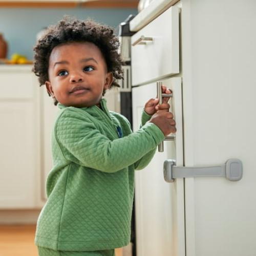 Safety 1st OutSmart Multi-Use Lock, Gray, Toddler
