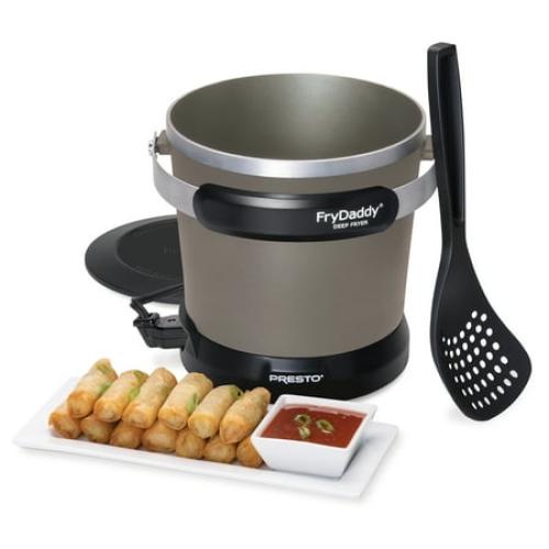 (NO POWER CORD) Presto FryDaddy Electric Deep Fryer, Black 05428