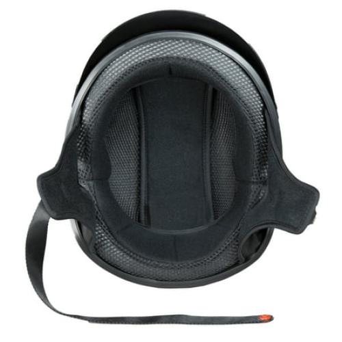 FUEL Adult Motorcycle Half Helmet, Dot Approved, Gloss Black, Medium