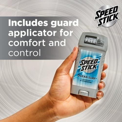 Speed Stick Antiperspirant Deodorant for Men, Ocean Surf, 3 oz, 4 Pack