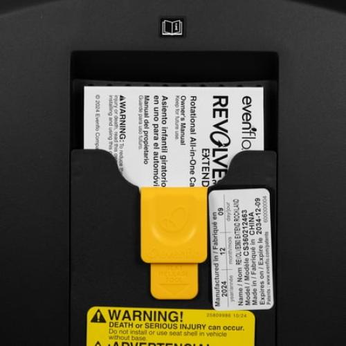 Revolve360 Extend All-in-One Rotational Car Seat with Quick Clean Cover (Revere Gray)
