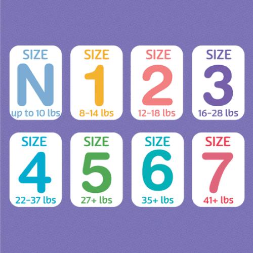 Parent's Choice Dry & Gentle Diapers Size 1, 162 Count