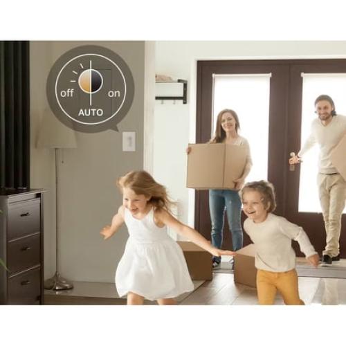 Kasa Smart Wi-Fi Light Switch, Motion-Activated