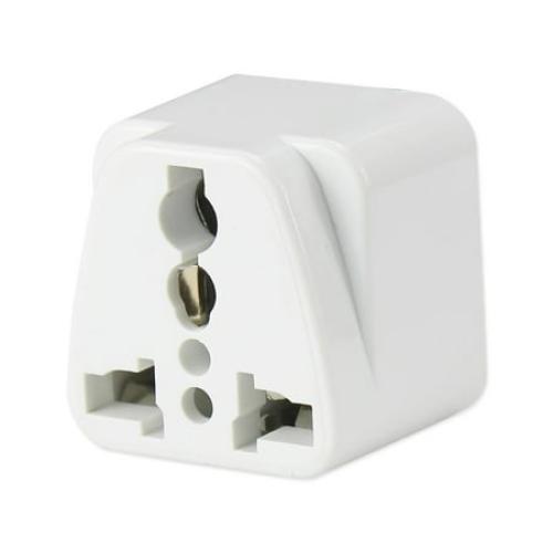 Reiko Wireless Universal Travel Plug Adapter - UK/EU/AU to US, White