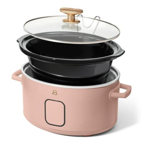 Beautiful 6 Qt Programmable Slow Cooker, Rose by Drew Barrymore