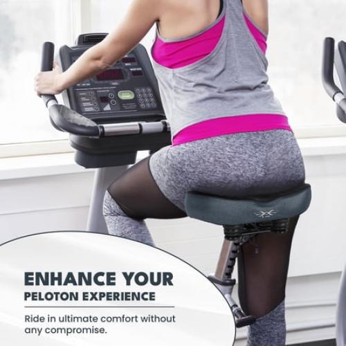 X WING New-Age Noseless Bike Seat Cushion for Men & Women - Extra Padding & Wide - Suitable for City, Electric, Stationary Bikes - Compatible with Peloton Bikes – Wide Winged Bike Seat with Cushion