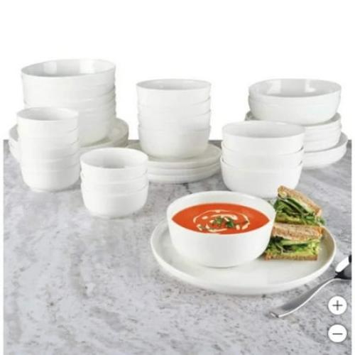 Mikasa Samantha 40-piece Bone China Dinnerware Set‼️Light dirt and incomplete‼️