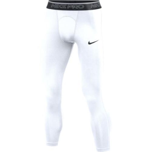 Nike Mens Pro 3/4 Length Training Tight (Medium White)