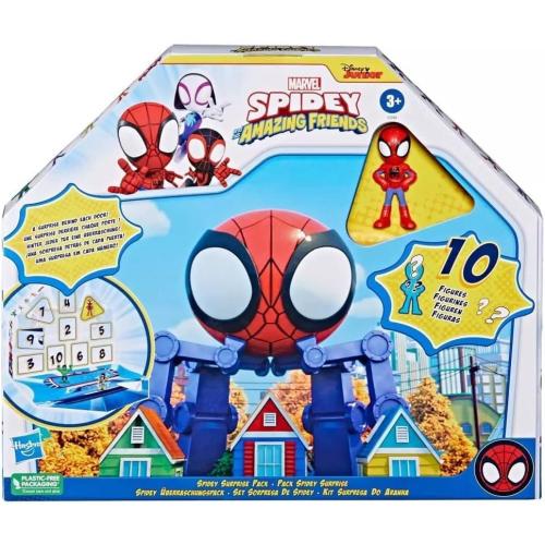 Marvel Spidey & His Amazing Friends Action Figures Superheroes + Villains (Choose Figure) (Spidey Surprise Pack (10 Mini Figures)