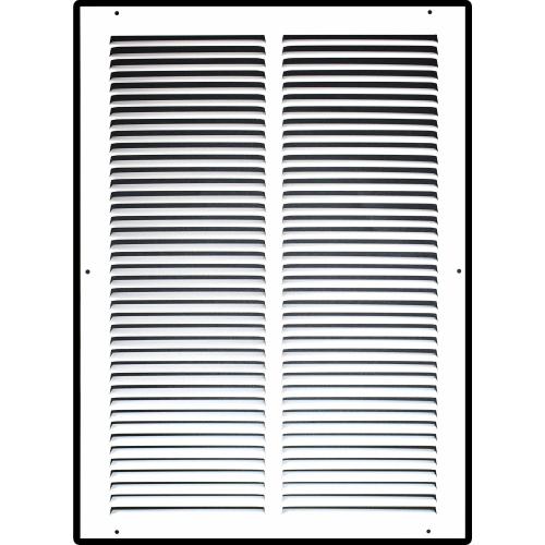 20W x 20H [Duct Opening Size] Steel Return Air Grille (AGC Series) Vent Cover Grill for Sidewall and Ceiling White | Outer Dimensions: 21.75W X 21.75H for 20x20 Duct Opening