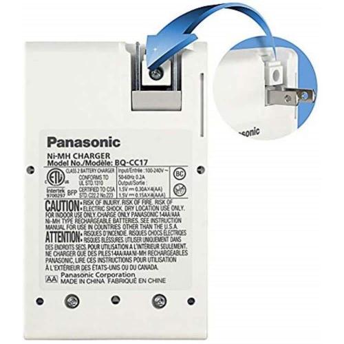 eneloop Advanced Individual Cell Battery Charger Pack with 4 AAA eneloop 2100 Cycle Rechargeable Batteries Included
