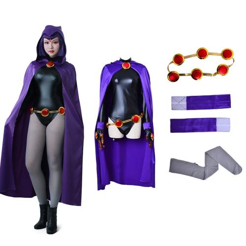 miccostumes Women's Costume Magical Girl Cosplay Fighting Bodysuit Full Set With Purple Hooded Cloak