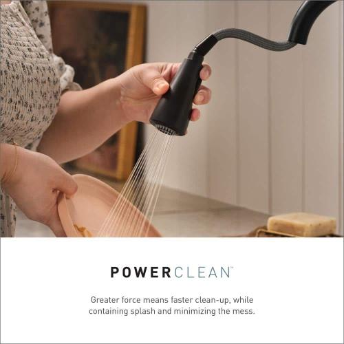 Riley Touchless Single Handle Pull-Down Sprayer Kitchen Faucet in Spot Resist Stainless