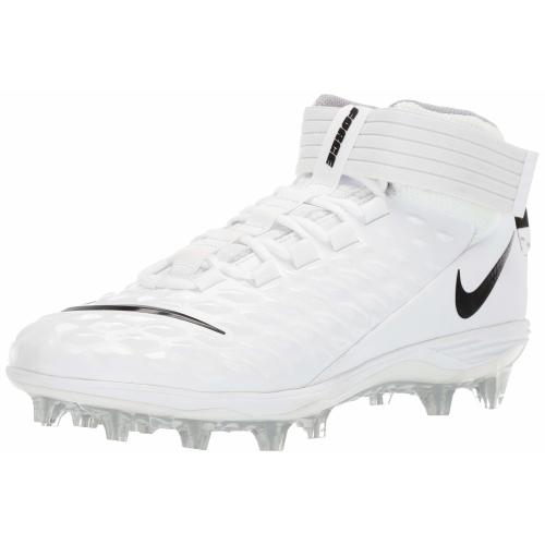 Nike New Force Savage Pro 2 Football Cleats White/Black/Wolf Grey Size 13 M