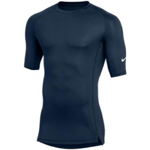 Nike Mens Pro Fitted Half Sleeve Tee Large Navy