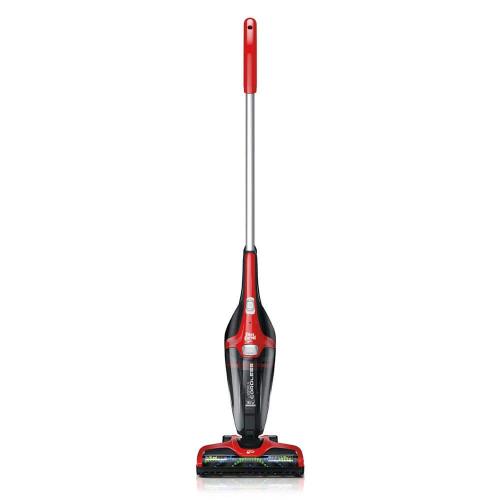 Versa 3-in-1 Bagless Cordless Replaceable Filter Stick Vacuum Cleaner with Handheld Vacuum for Carpet and Hard Floor Red