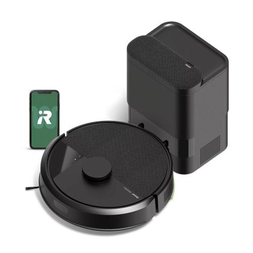 iRobot Roomba 105 Vac 13.2 in. Robotic Vacuum with Smart Navigation Path   AutoEmpty Dock in Black