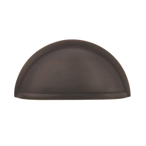 Cup Pulls 3 in. (76mm) Traditional Oil-Rubbed Bronze Cabinet Cup Pull (5-Pack)
