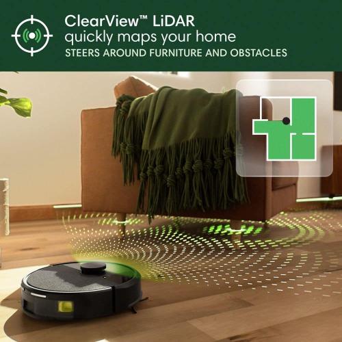 iRobot Roomba 105 Vac 13.2 in. Robotic Vacuum with Smart Navigation Path   AutoEmpty Dock in Black
