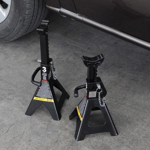 3-Ton Double-Locking Jack Stands (2-Pack)