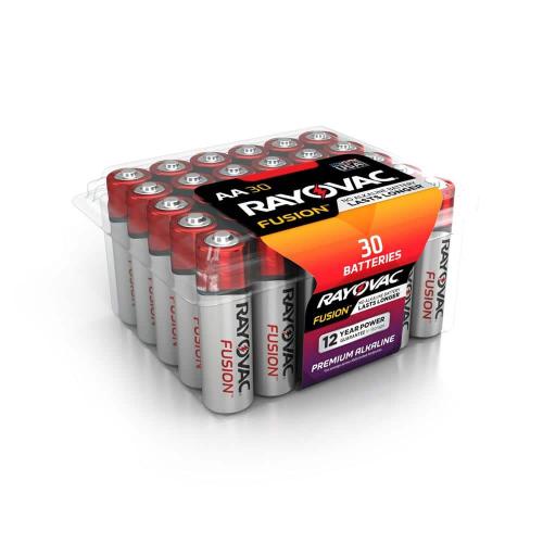 AA Fusion Alkaline Batteries (30-Pack)