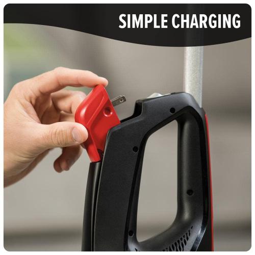 Versa 3-in-1 Bagless Cordless Replaceable Filter Stick Vacuum Cleaner with Handheld Vacuum for Carpet and Hard Floor Red