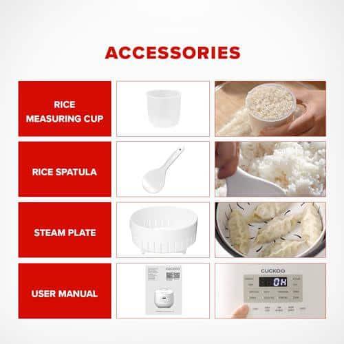 Cuckoo CR-0641F 6-Cup (Uncooked) Micom Rice Cooker and Warmer with Nonstick Inner Pot, Fuzzy Logic Tech, Auto Clean (White)❗MAY HAVE MISSING PIECES/NEEDS CLEANING ❗