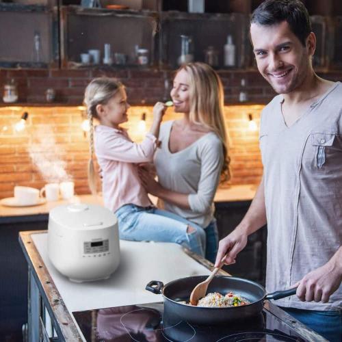 Cuckoo CR-0641F 6-Cup (Uncooked) Micom Rice Cooker and Warmer with Nonstick Inner Pot, Fuzzy Logic Tech, Auto Clean (White)❗MAY HAVE MISSING PIECES/NEEDS CLEANING ❗