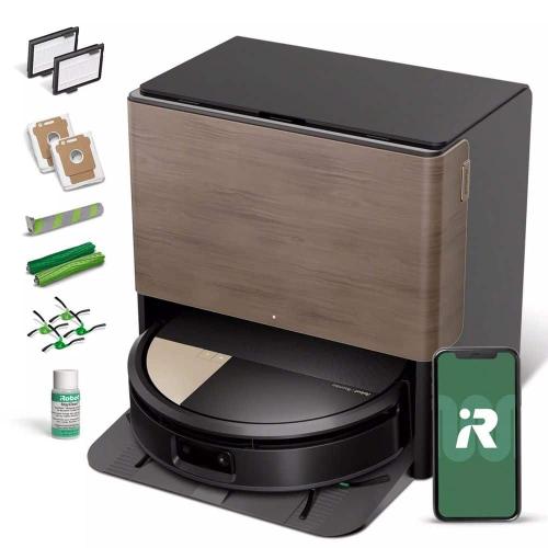 iRobot Roomba Max 705 Robot Vacuum and Mop with Smart Navigation for MultiSurface​ Floors in Black with AutoWash Dock