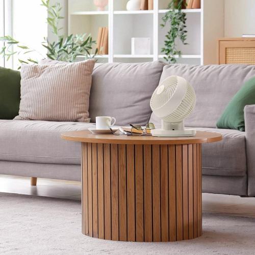 Size 5.9 Color White  360° Oscillating Fan with Remote and Timer, 3 Speed Settings, 5.9 in. Fan diameter White