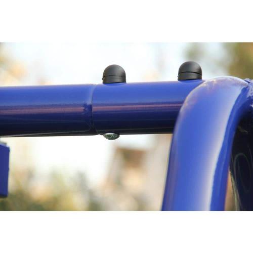 Mountain View Metal Swing, Slide and Trampoline Set