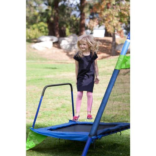 Mountain View Metal Swing, Slide and Trampoline Set