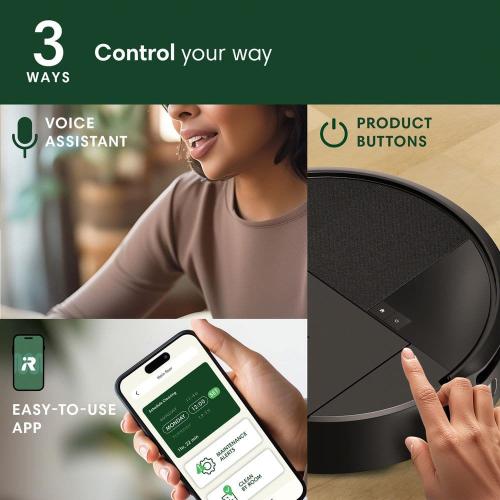Roomba 205 Vac DustCompactor Bagless 13.2 in. Robotic Vacuum   with Smart Navigation in Black