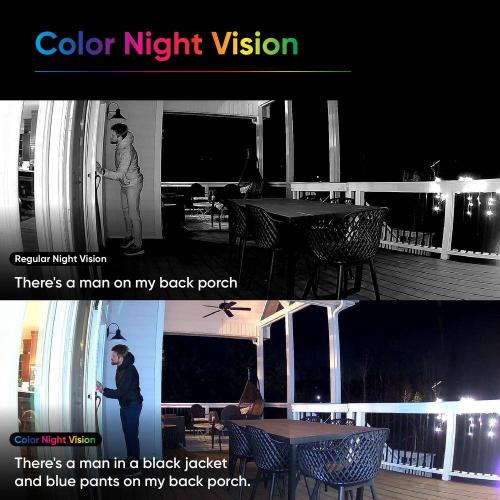 Wyze Cam OG, Wired Indoor/Outdoor 1080p HD Smart Home Security Camera with Built-In Spotlight