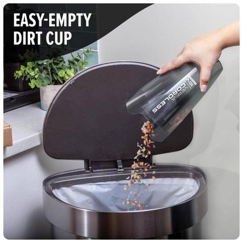 Versa 3-in-1 Bagless Cordless Replaceable Filter Stick Vacuum Cleaner with Handheld Vacuum for Carpet and Hard Floor Red