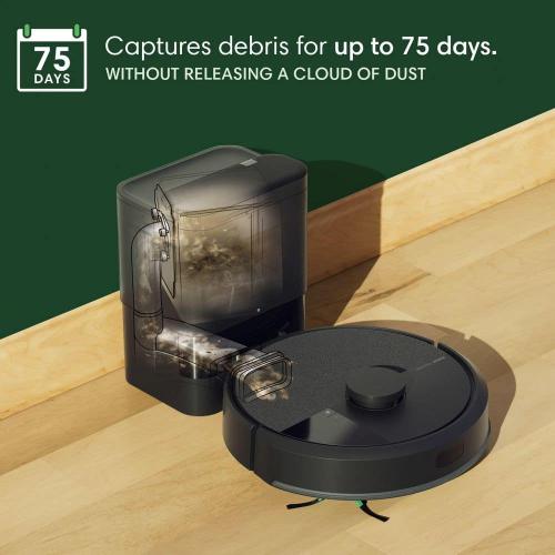 Roomba 105 Combo 13. 2 in. Robotic Vacuum and Mop   with Smart Navigation   AutoEmpty Dock​ in Black