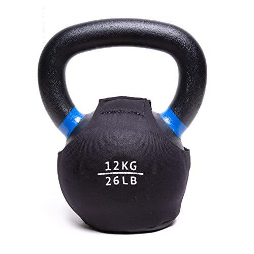 SPECIFIC TO KETTLEBELL KINGS PRODUCTS - Powder Coat Kettlebell Wrap - LB - Floor Protector Kettlebell Cover With 3mm Neoprene Sleeve for Gym or Home Fitness Kettlebell Protection (80LB)