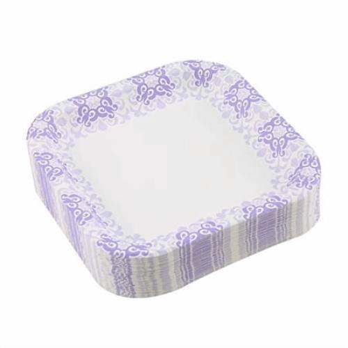 Brand Buzz Glad Everyday Paper Disposable Plates - Pack of 50