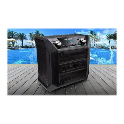 ION Audio Sport - Speaker - for portable use - wireless - Bluetooth, NFC - App-controlled - 2-way