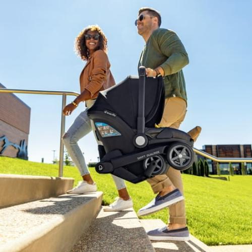 Shyft DualRide Infant Car Seat and Stroller Combo (Beaufort Black)