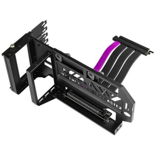 Cooler Master MasterAccessory Vertical Graphics Card Holder Kit V3 with Premium Riser Cable PCI-E 4.0 x16 - 165mm, Compatibility PCIe 4.0 and Older for E-ATX, ATX, Micro ATX Chassis