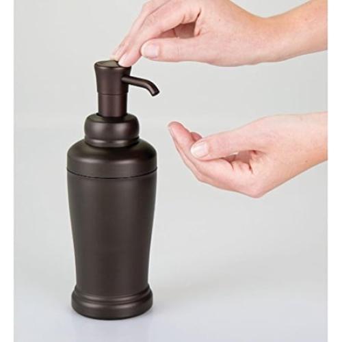 iDesign Kent 12 Oz. Soap Pump Dispenser 93780 Pack of 2