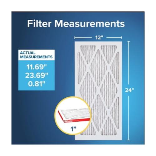 Filtrete 12x24x1 HVAC Furnace Air Filter, MPR 1000 MERV 11, Allergen Defense, 2 Pack