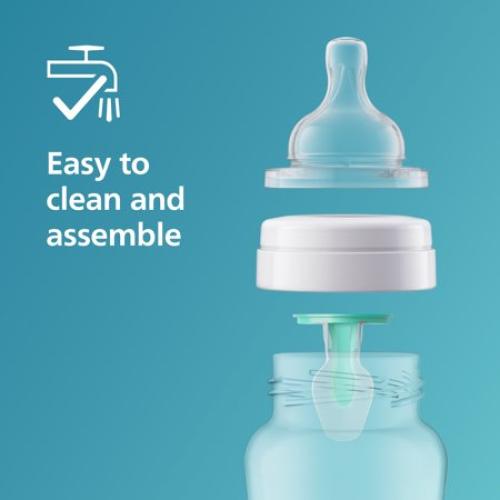 Philips Avent Anti-colic Nipples - Flow 1, 4-Pack, SCY761/44