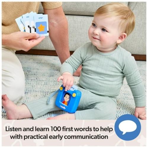 Ms. Rachel First Words Talking Flash Cards with Electronic Reader, 100 Words for Infants Ages 1 and up